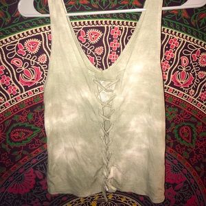 “Soft and sexy” Tie-dye American Eagle shirt